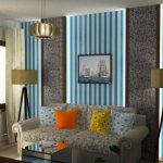 (75 photos) Striped wallpaper in different interior styles