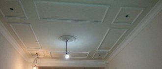 Фото потолка из гипсокартона в коридоре в панельном доме