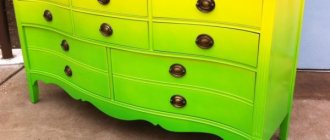 Покраска мебели из ДСП у себя дома: советы новичкам.