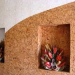 Cork wallpaper in the interior: photo, for walls in Leroy Meren, backing, reviews, is it possible to glue wallpaper under cork, how to glue it, video, glue, technical cork, photo