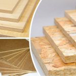 Types of particle boards for construction